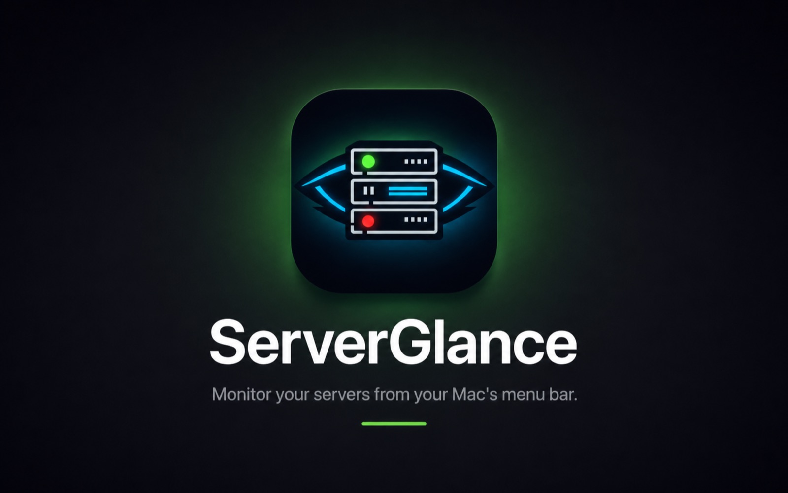 ServerGlance for Mac — menu bar server monitor